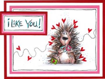 Heart Prickles Card